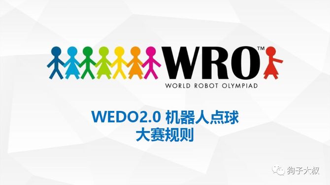 狗子大叔, 2020WRO--足球赛介绍(内附规则下载链接)