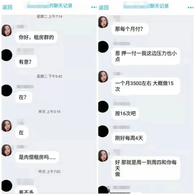 每月做15次2個房東輪流女大學生以性換租曝光用身體當籌碼的女孩下場