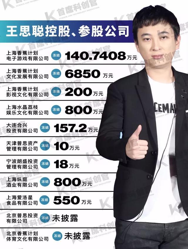 王思聪被“二度限消”、1亿元股权遭冻结,熊猫互娱还坑了谁?