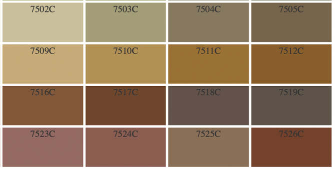 工装风格中的取色我们常见于卡其色,棕色,驼色,橄榄绿,灰等等,这几个