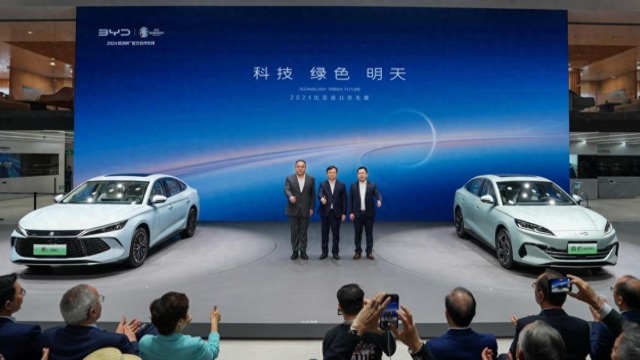 比亚迪海洋网三款全新车型“亮剑”2024北京国际车展