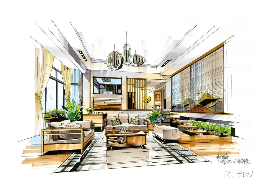 室内手绘作品60例