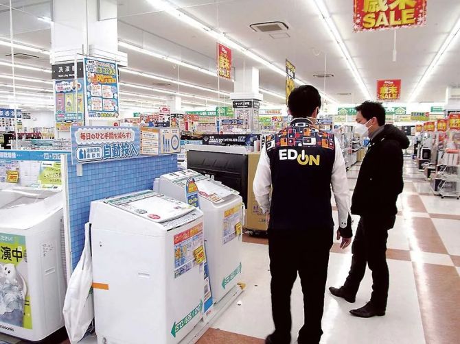 新知达人, 4月份日本国内白色家电出货额同比下降4.5%，涨价缺货现象或长期持续