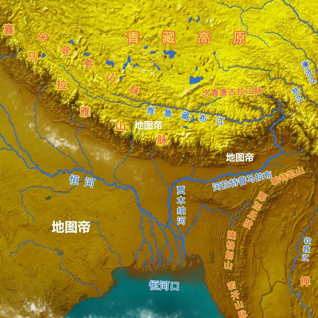 雅鲁藏布江水电规划图图片