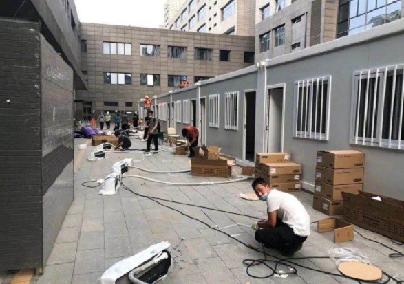 北京协和医院新冠核酸采样方舱项目投入使用,全部使用海信空调!-家电圈官网
