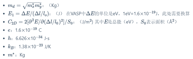 Vasp计算二维材料的载流子迁移率 学术之友 商业新知