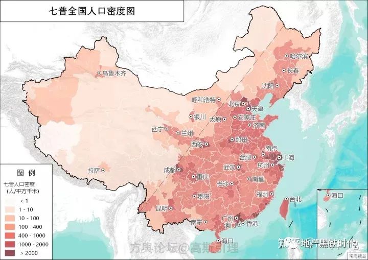 第七次人口普查地市級專題圖第七次人口普查分省人口增長率地圖(縣區