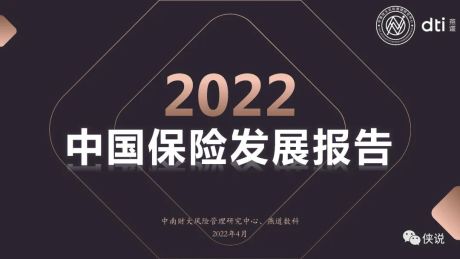 2022中国保险发展报告&中南财大（100页）