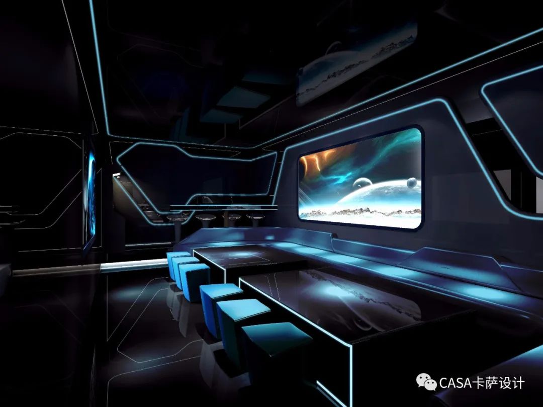 leach】北京鸿袖汇商务会馆ktv效果图设计方案新疆喀什ktv酒吧会所丨