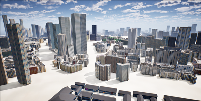 半仙儿说规划, ai技术,迅速搭建一座25平方公里的3d虚拟城市