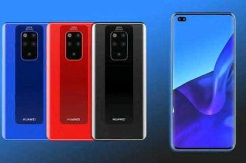 新知图谱, 华为Mate 30 Pro最新爆料:前置双摄开孔+后置四摄