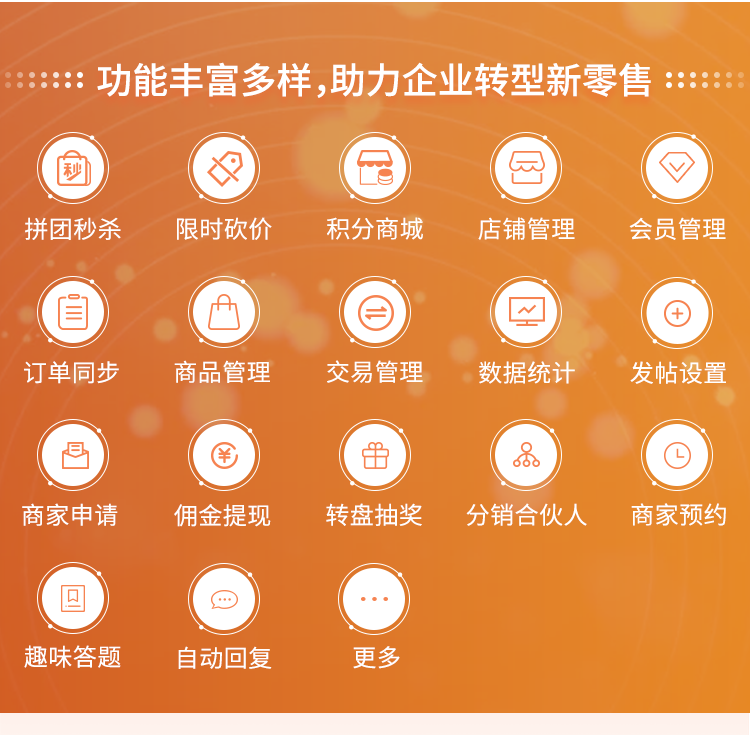 企服商城, 多店平台小程序,天店通小程序