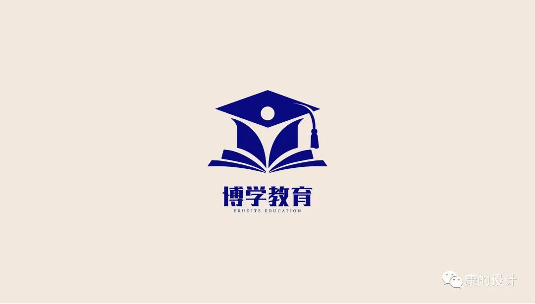 博士帽logo设计理念图片