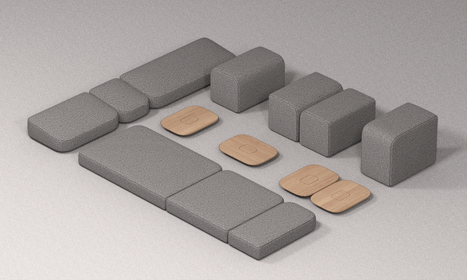 新知達人, 【設計靈感】模塊化傢俱產品設計作品素材