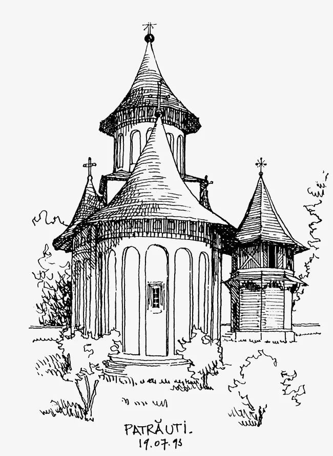 新知达人, 手绘基本功:十分钟建筑速写