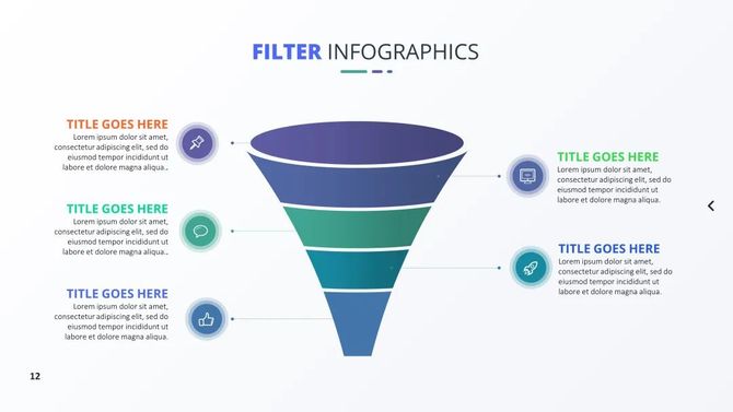 57页锥形漏斗ppt版式免费领取