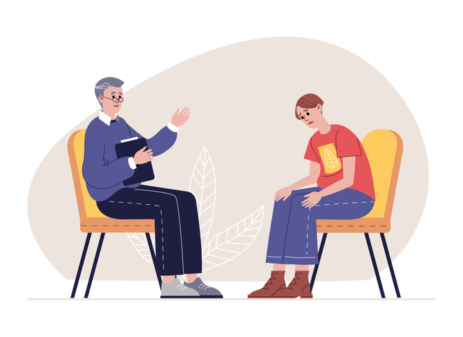 忘吃药的晓公子, 『ppt素材』 心理健康插图 | 我没有痊愈,只是与你