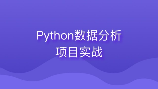 Python数据分析项目实战。