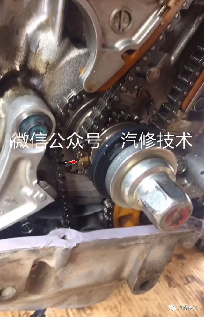 汽修正时本田crv正时彩图