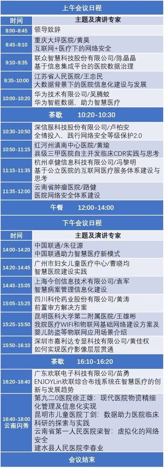 新知达人, 最新日程!2019医疗IT创新研讨会暨医疗大数据发展论坛即将召开!