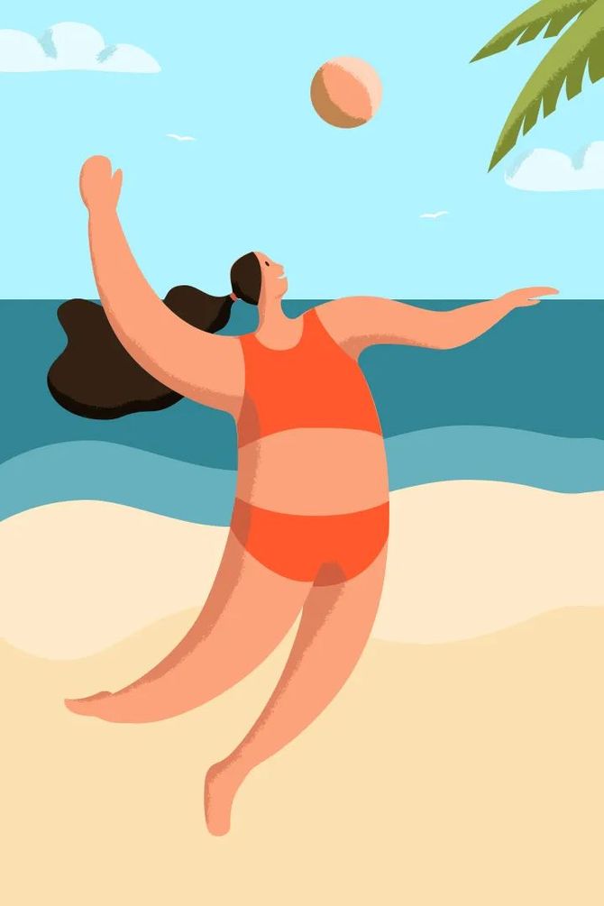 一组透心凉夏日插画来啦