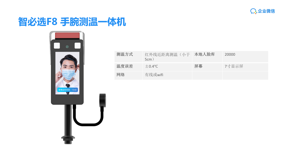 企服商城, 企业微信教育测温软硬件,辛泓科技