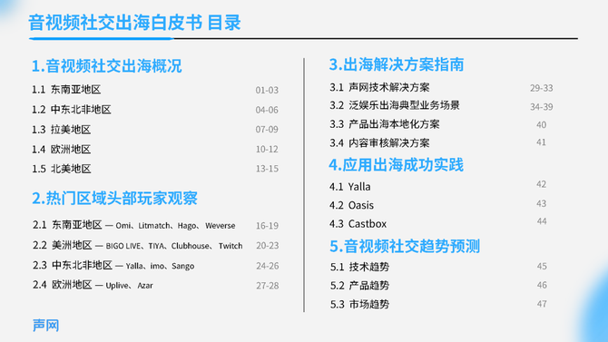 新知达人, 2023音视频社交出海白皮书