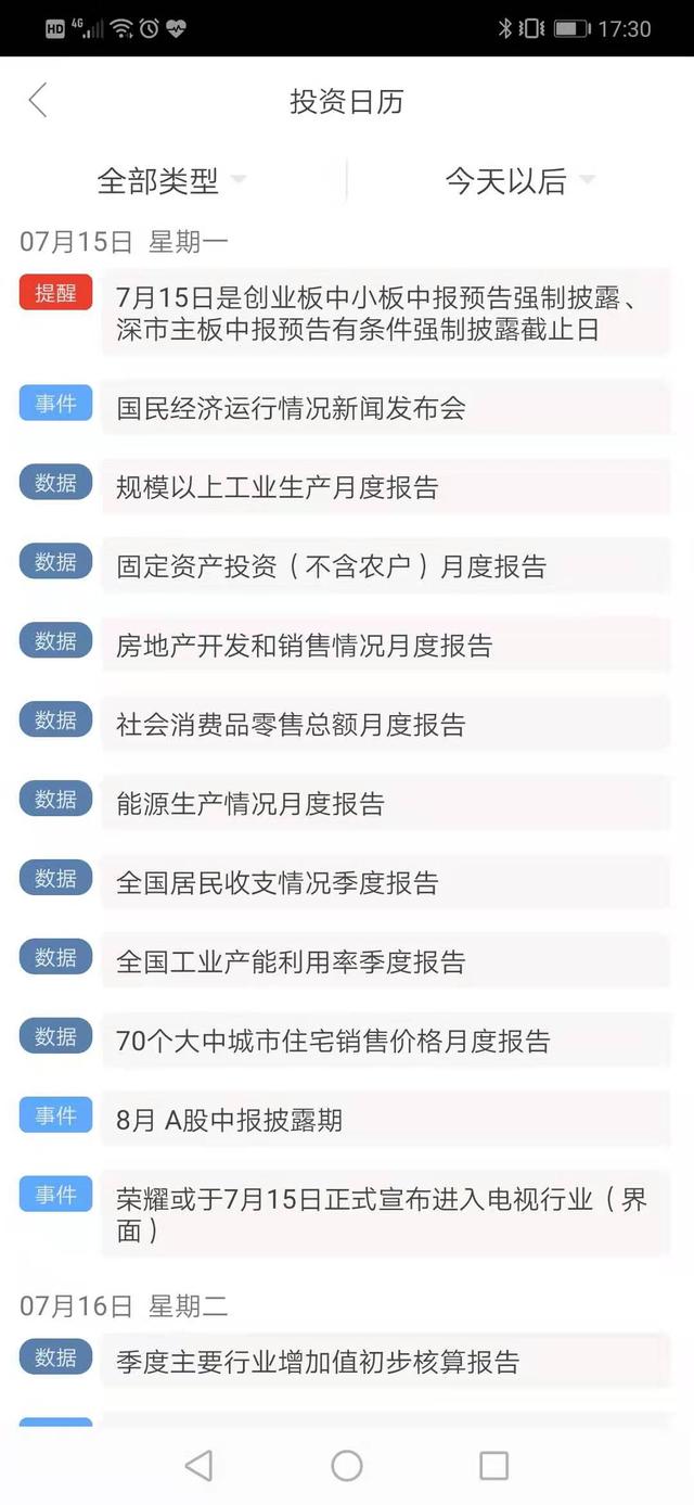 新知图谱, 下周财经大事件:中国二季度GDP、6月工业增加值、社零、固投等数据将公布