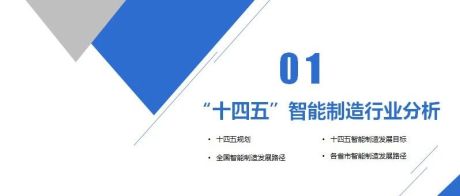 2021年“十四五”中国智能制造行业市场前景及投资研究报告