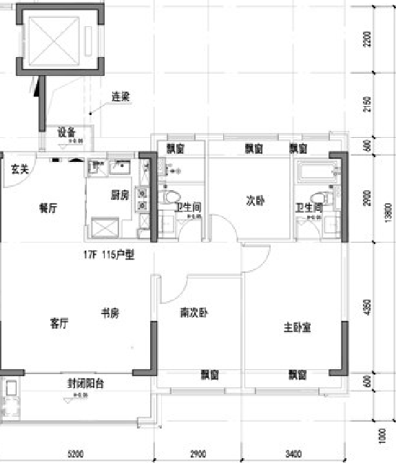 新知达人, 15米大开间!户型115㎡、120㎡,胜浦中铁建地块规划17栋住宅