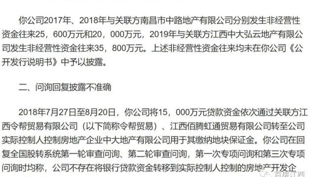 中大地产彭国禄多家子公司被列失信，南昌两在售项目股权被质押