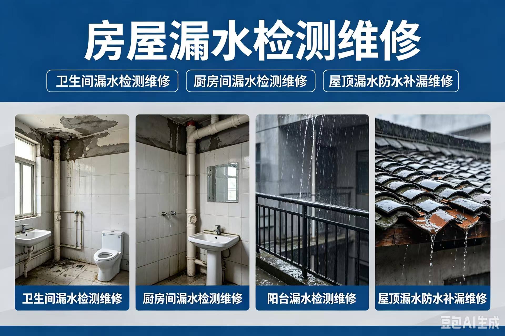 泉州2026本地漏水检测哪家靠谱?正规防水补漏维修师傅实测精选