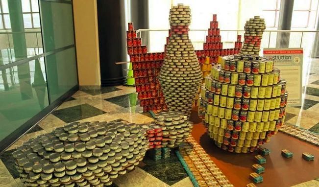 夏季饮料造型陈列参考很容易复制的