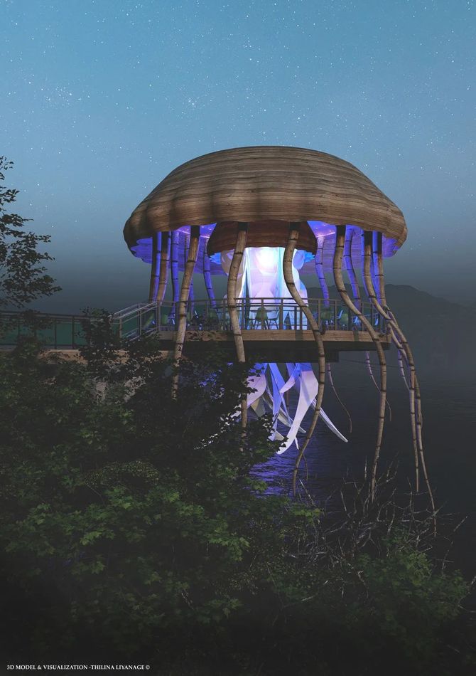 鬼才设计师的异想世界用建筑语言还原自然界的花鸟虫鱼