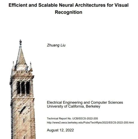 【伯克利博士论文】高效、可扩展的视觉识别神经体系结构