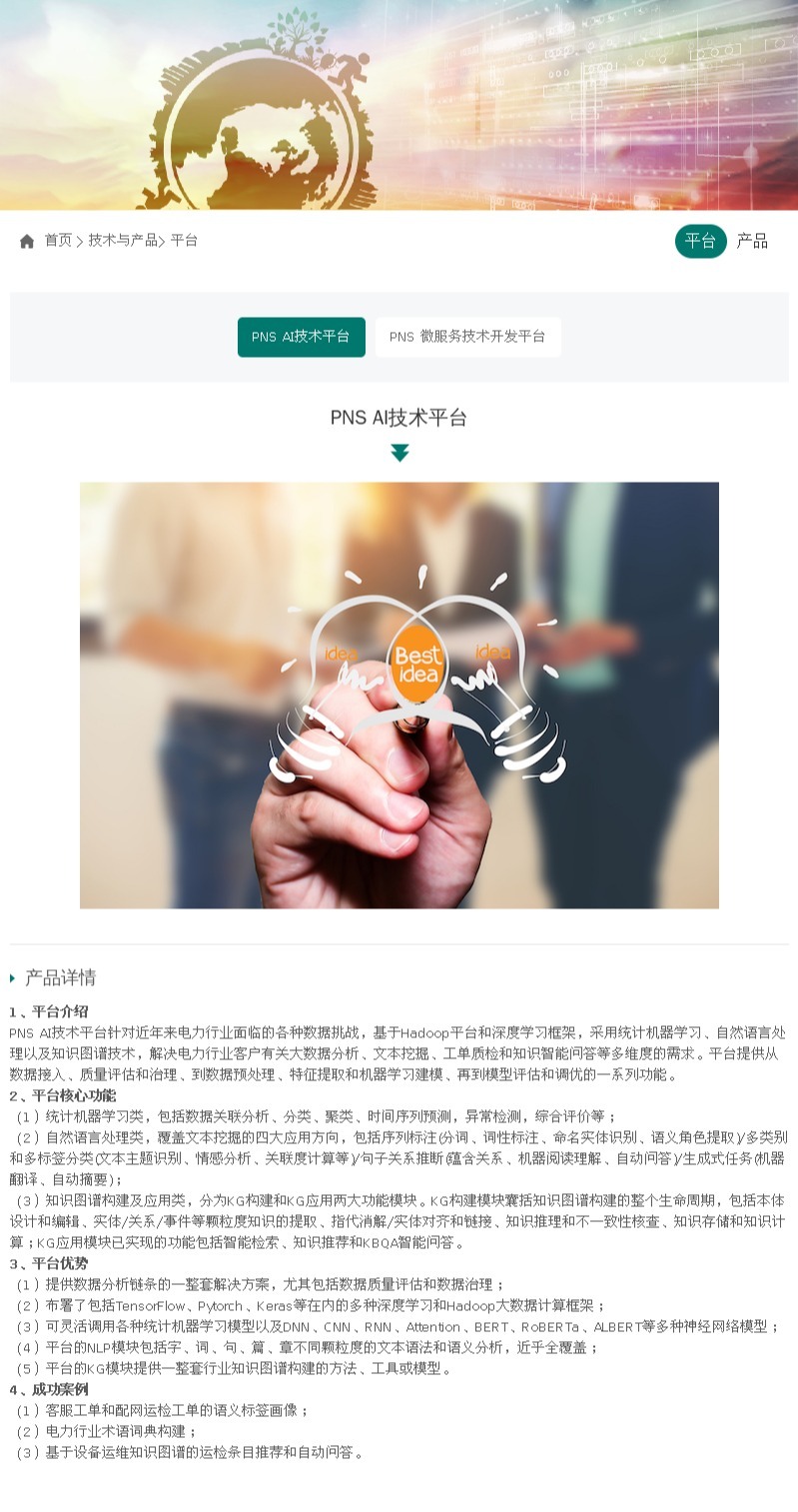企服商城, PNS AI技术平台,普华讯光