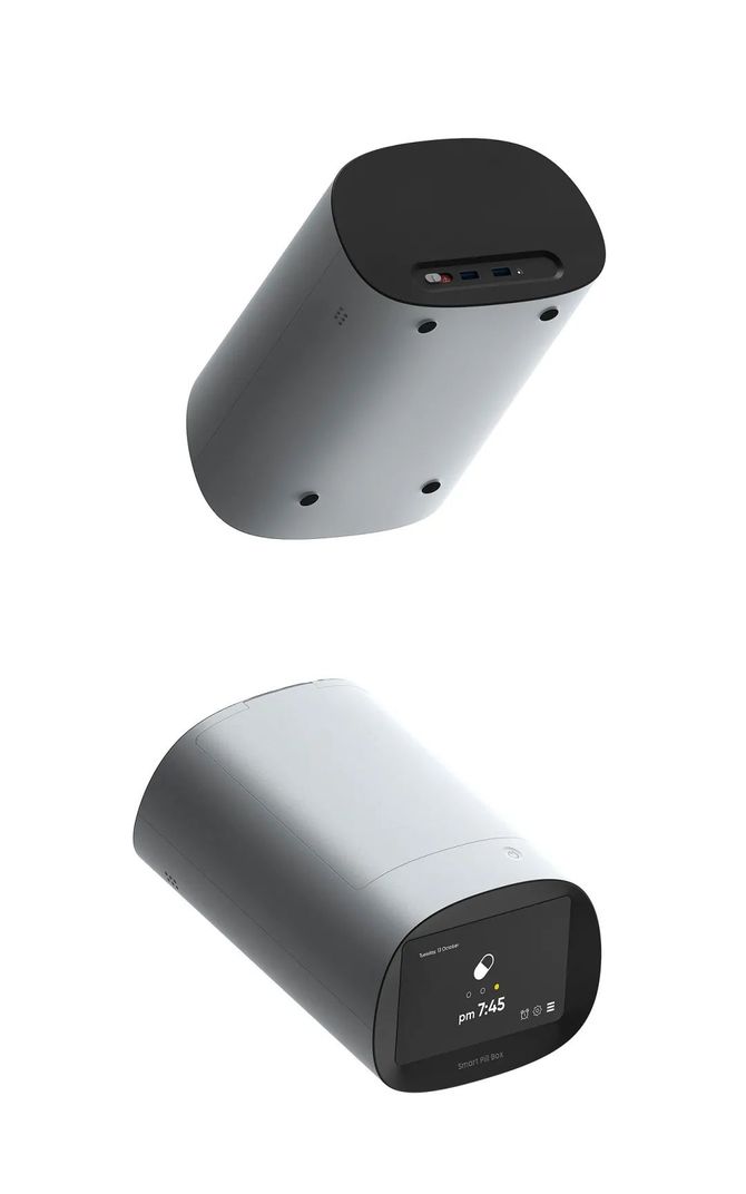 新知达人, 【设计灵感】智能药盒产品设计作品素材