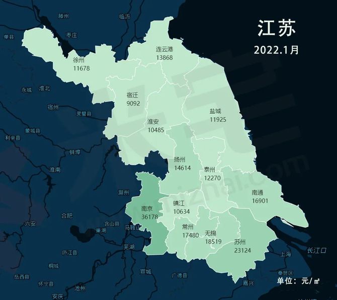 中國所有地級市房價地圖熱點城市漲幅榜