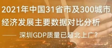 中国31省市及300城市经济发展数据大PK
