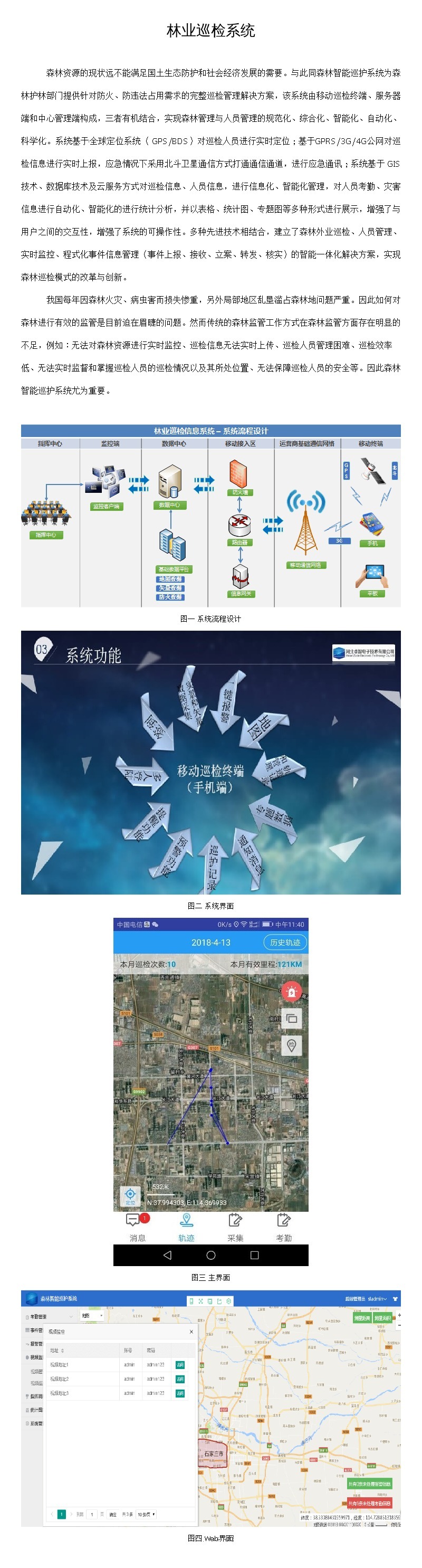 森林巡检管理系统