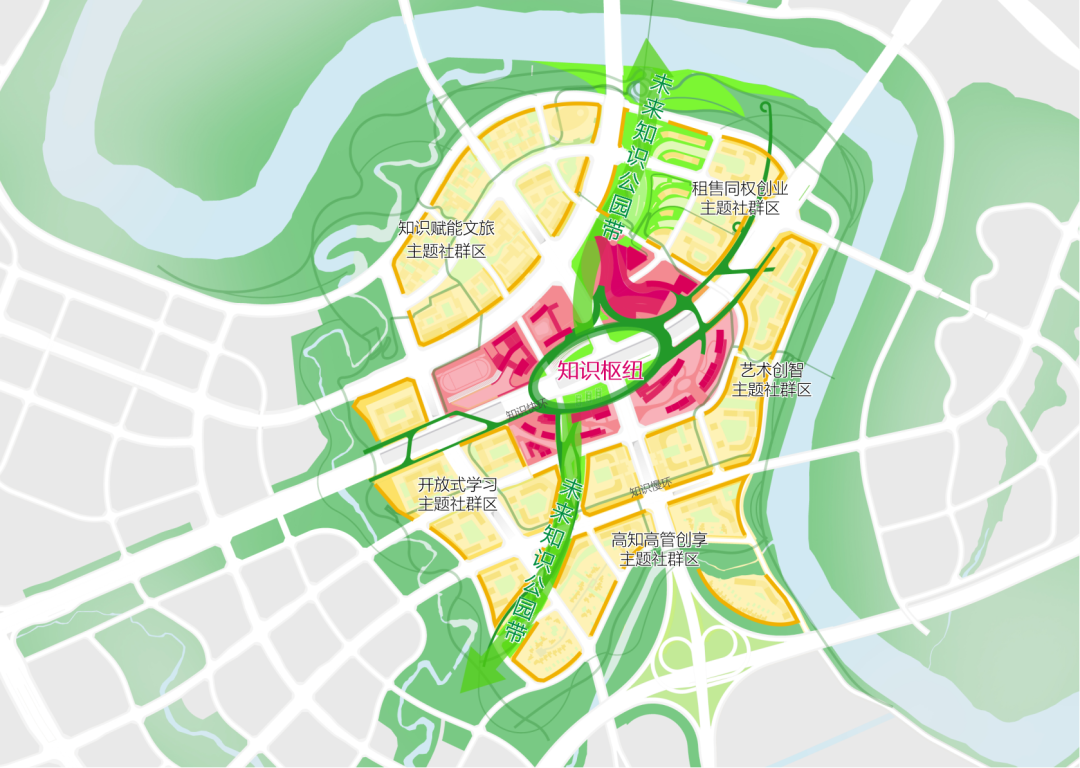 马西亚设计| 重庆两江新区鱼嘴组团opn分区概念规划