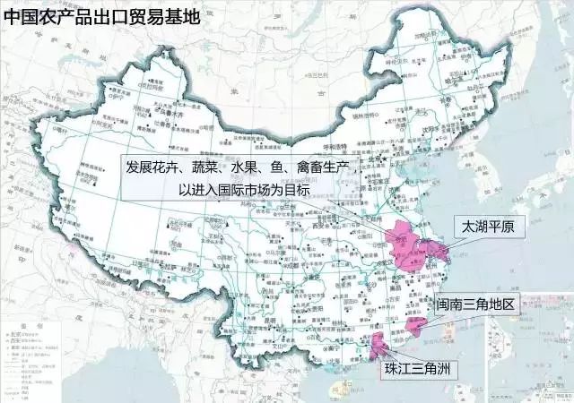 中国物产地图图片