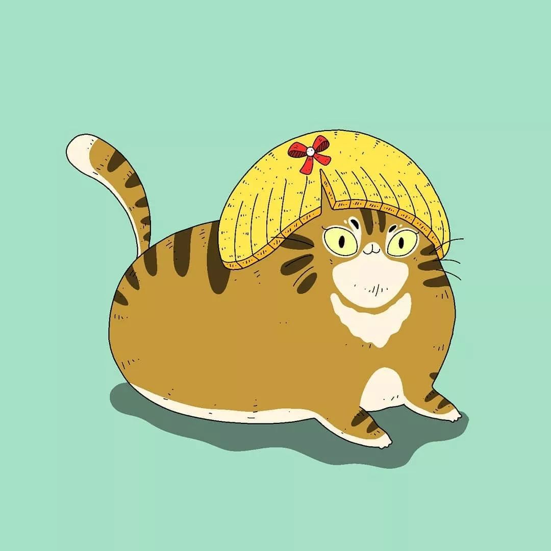 沙雕逗比的猫咪插画,每一张都让你笑到肚子疼!_新品牌创意-商业新知