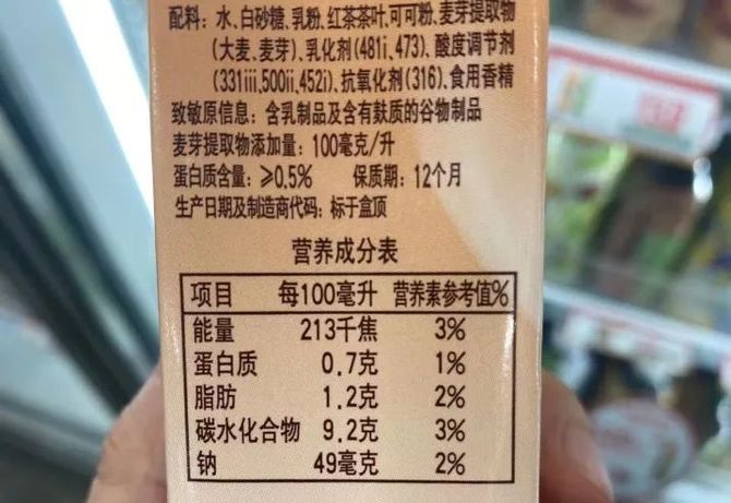 TOP餐谋, ​配料“公示”之后，我没法淡定喝奶茶了