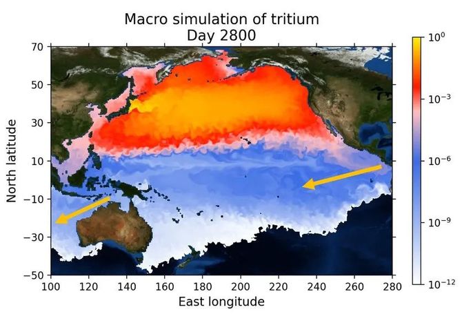 太空与网络, 核污水≠核废水, 专家预测八个月到达中国