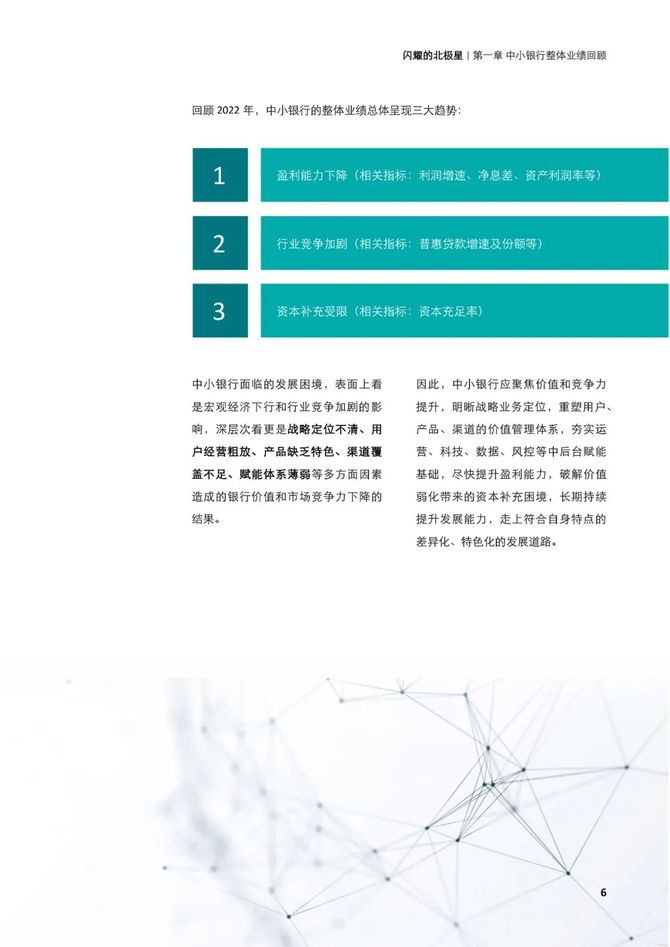 数据观, 闪耀的北极星——从第四张报表，再观中小银行转型之路